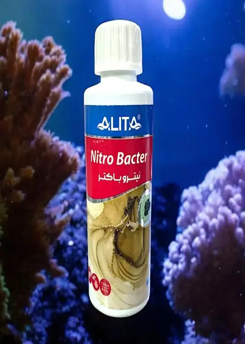 محلول باکتری زنده آب آکواریوم آلیتا مدل Nitro Bacter حجم 120 میلی لیتر