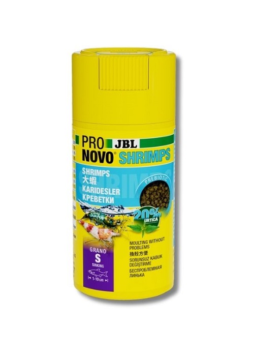 غذای ماهی جی‌بی‌ال مدل میگو گرانول – حجم 100 میلی‌لیتر