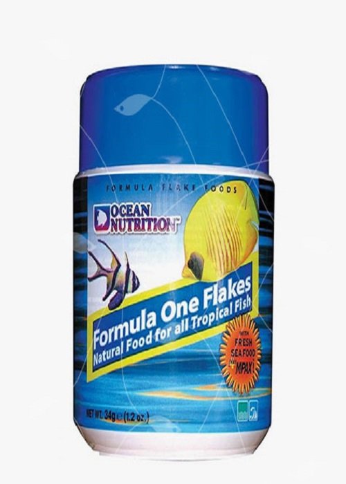 غذای ماهی فرمول ۱ پولکی اوشن نوتریشن(34 کیلوگرم)