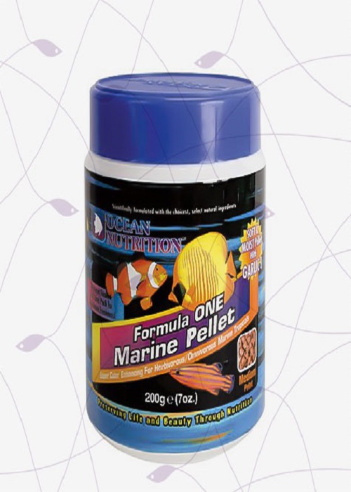 غذای ماهی فرمول ۱ متوسط اوشن نوتریشن (وزن200گرم)